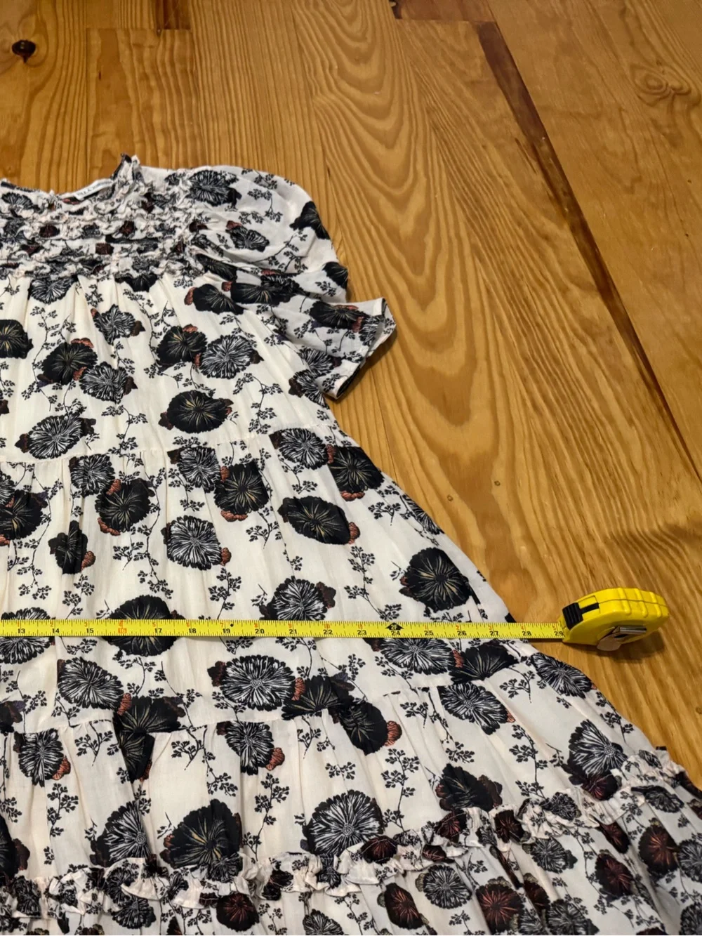 Ulla Johnson Cassian Dress Gardenia Floral Mini Dress Women’s SIZE 4 - Picture 7 of 12